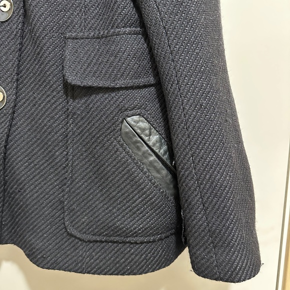 NWOT Stunning Designer Mackage Black Coat in Medium - Picture 12 of 14